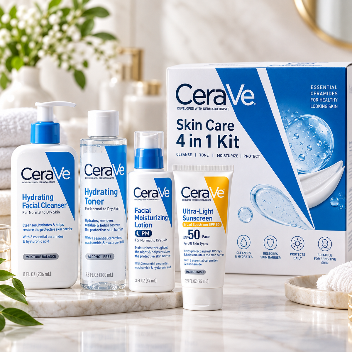 CeraVe Skin Care – 4 in 1 Kit