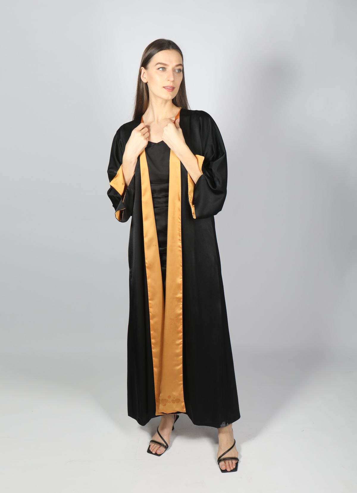 Embroidered Maroon Abaya